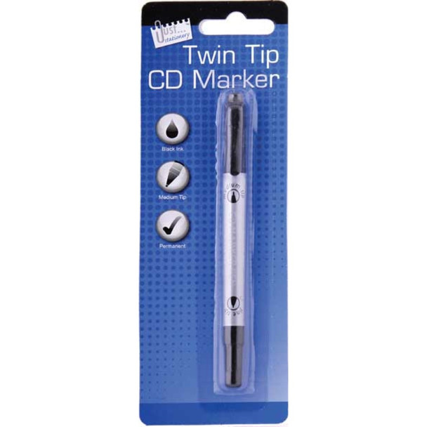 Just Stationery Twin Tip CD/DVD Marker Pen