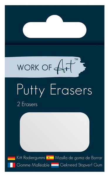 2 x Putty Erasers Set Art Artistic Smudging Blending Craft Pastels Charcoal