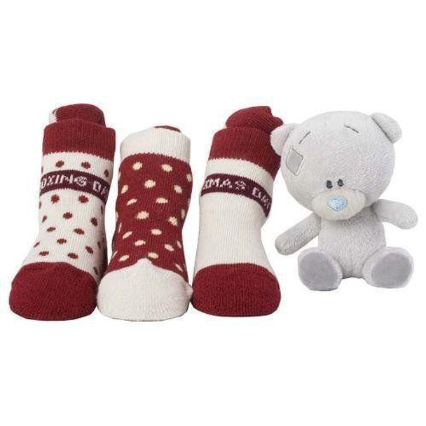 Tiny Tatty Teddy Christmas Socks and 4" Plush Set