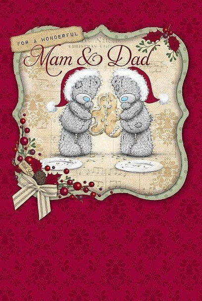 Wonderful Mam And Dad Me to You Bear Christmas Card