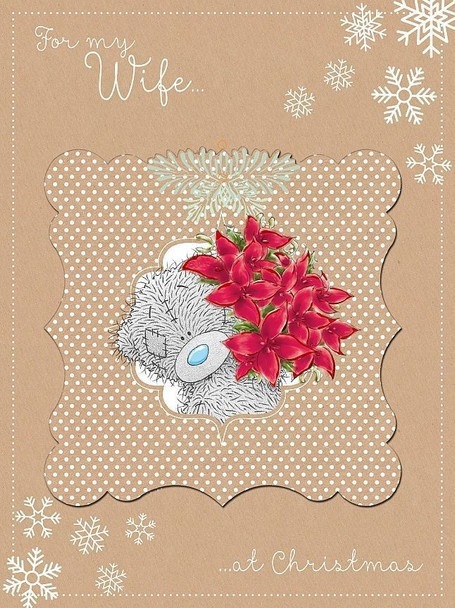 Wife at Christmas Large Me to You Bear Card