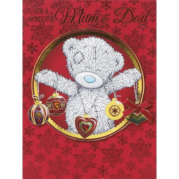 Me to You For A Wonderful Mum & Dad Large Christmas Card Parents Me to You For A Wonderful Mum & Dad Large Christmas Card Parents