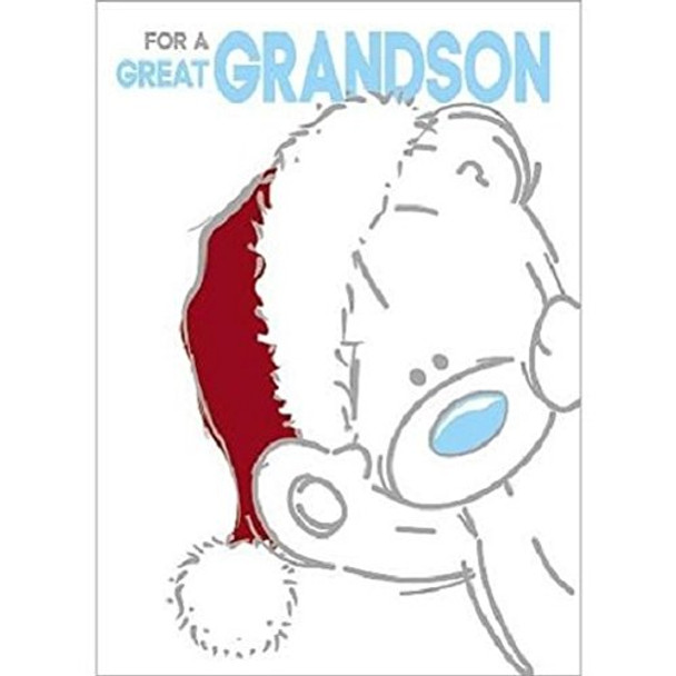 Great Grandson Me to You Bear Christmas Card