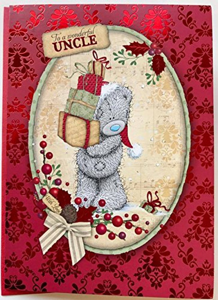 Me to You Bear Wonderful Uncle Christmas Greeting Card