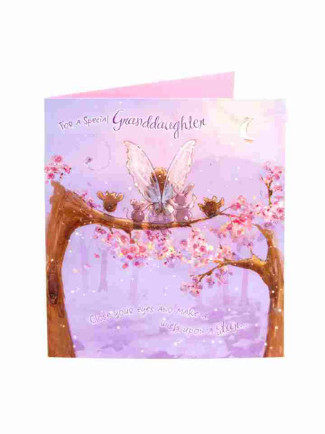 Fairy Granddaughter Birthday Card