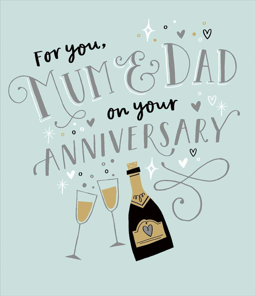 Carlton for You Mum and Dad Anniversary Card