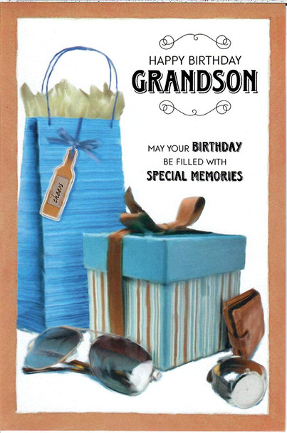 Wishing Well Dear and Special Grandson Birthday Card