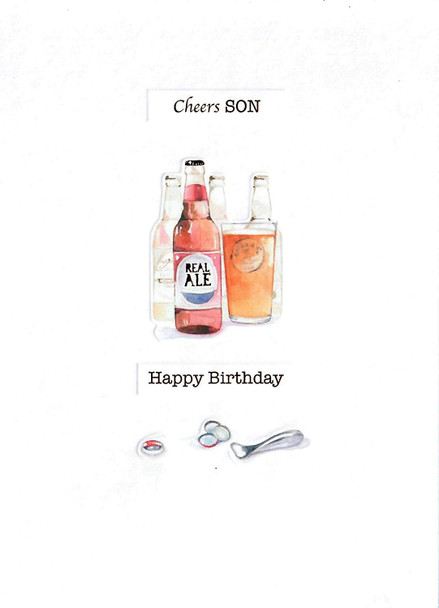 Wishing Well Cheers Son Birthday Card