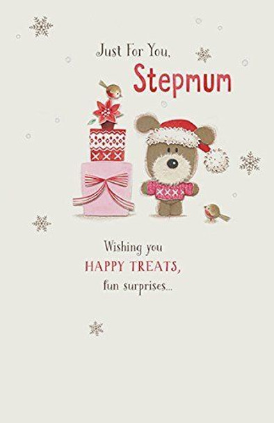 Stepmum Lots of Woof Extra-Special! Merry Christmas Card
