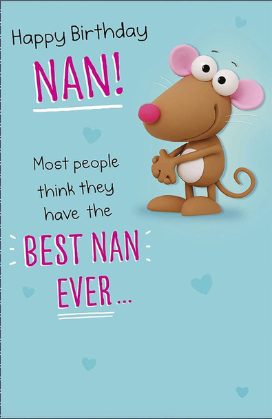 Happy Birthday Nan Greetings Card Crackers