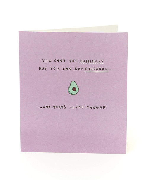 Funny Birthday Card Avacados