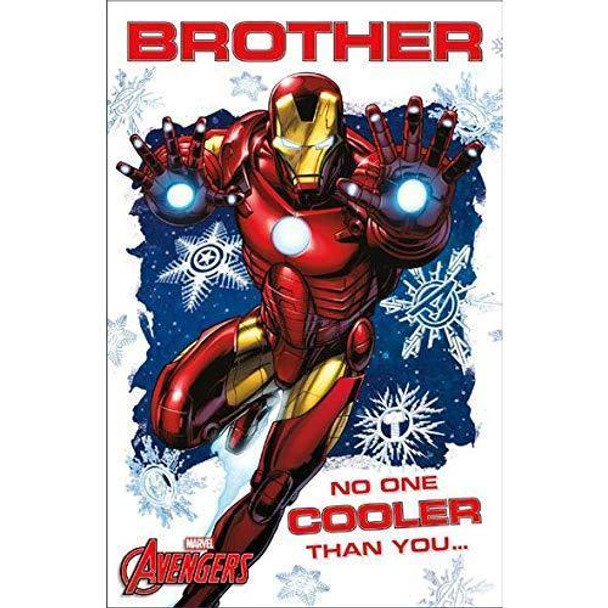 Avengers Brother Iron Man Christmas Card