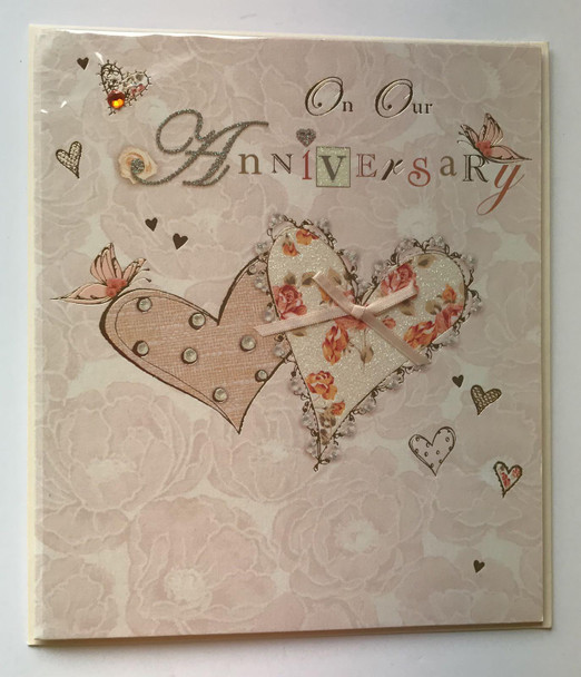 On Our Wedding Anniversary Luxury Card