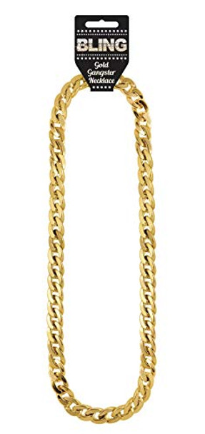 Fancy Dress Prop Gold Chain Gangster 81cm