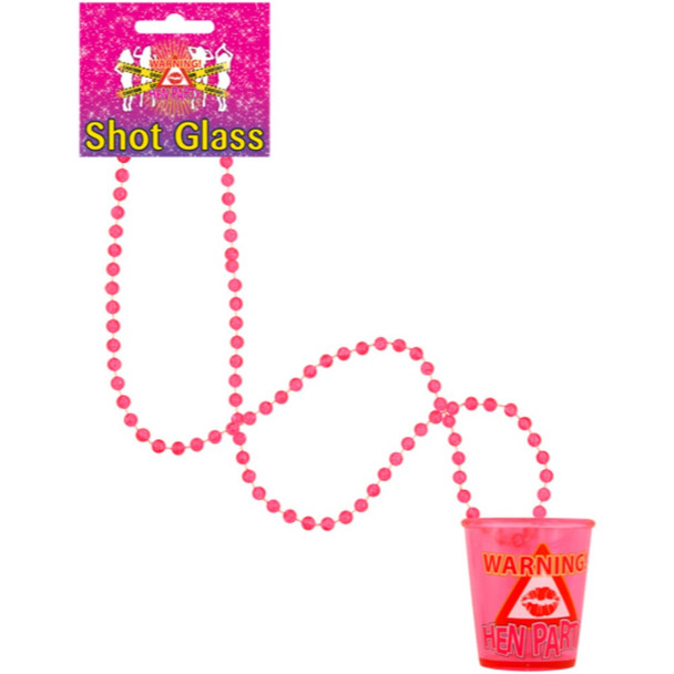 Amazon.com | Upper Midland Products 20 Bachelorette Party Shot Glasses  Necklace, Team Bride Supplies: Shot Glasses