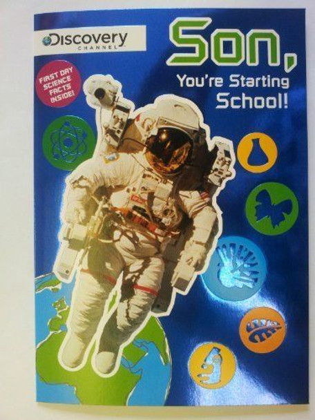 Son,You're Starting School!' Lovely fun Hallmark Card.