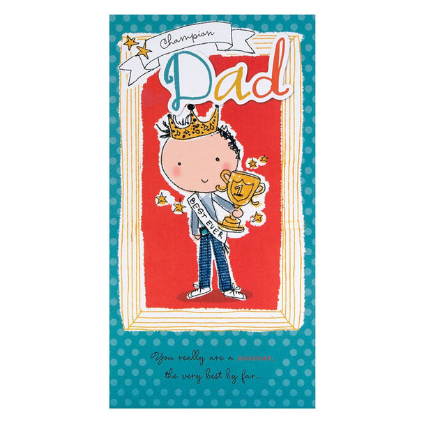 Hallmark Dad Birthday Card 'Champion' Medium