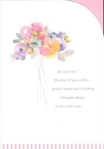 Hallmark In the Loss of Your Wife, Sympathy Card