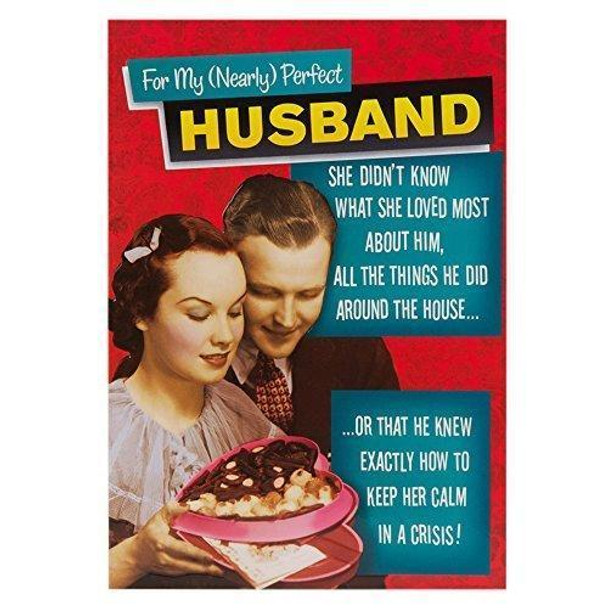 Hallmark Birthday Card For Husband 'What She Loved Most' Medium