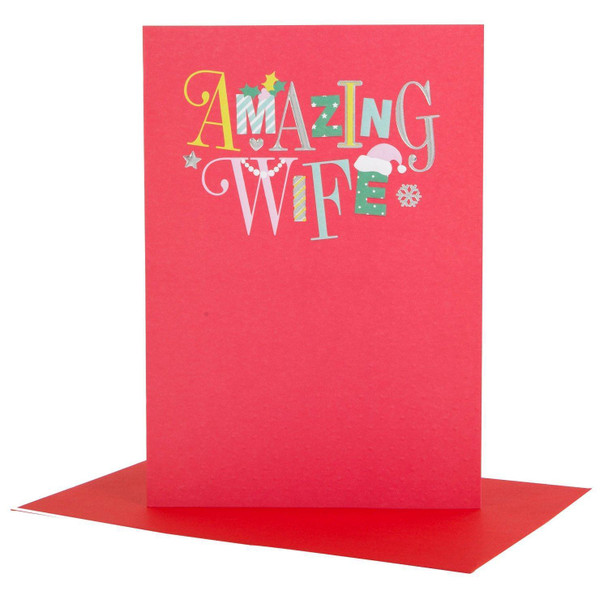 Hallmark Christmas Greeting Card To Wife 'You're So Special' Medium