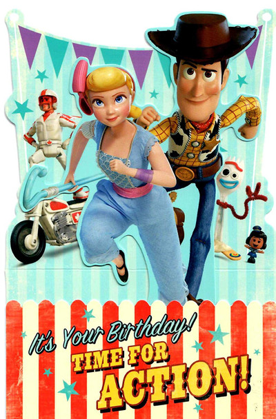 Toy Story 4 Birthday Card Awesome Pop Up Disney Card