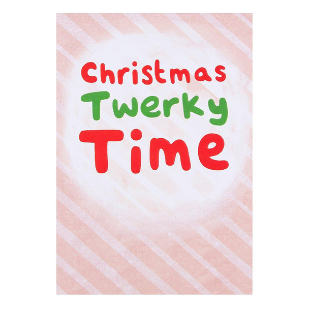 Hallmark Funny Christmas Card 'Twerky Time' Medium