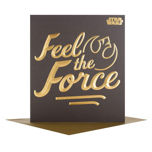 Hallmark Star Wars Card "Feel The Force" Medium