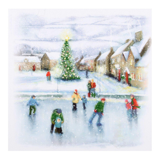 Hallmark Gallery Christmas Card 'Blank' Small Square