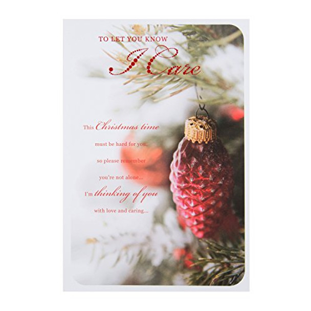 Hallmark Medium"I Care" Christmas Card