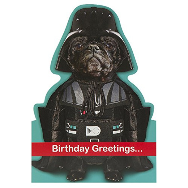 Star Wars Birthday Card From The Bark Side