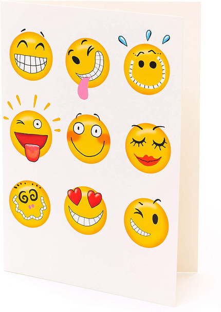 Emoticon Fun Birthday Card