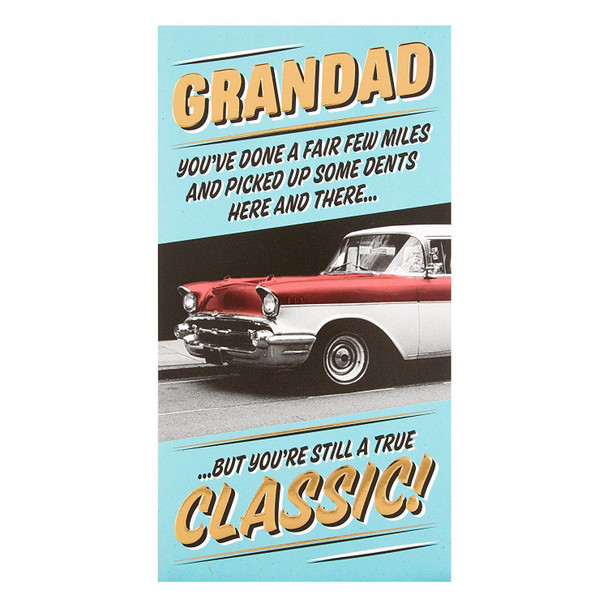 True Classic Grandad Birthday Card  