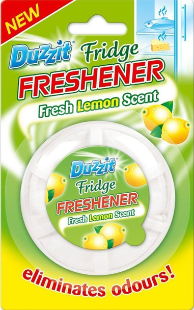 New Duzzit Fridge Freshener Fresh Lemon Scent