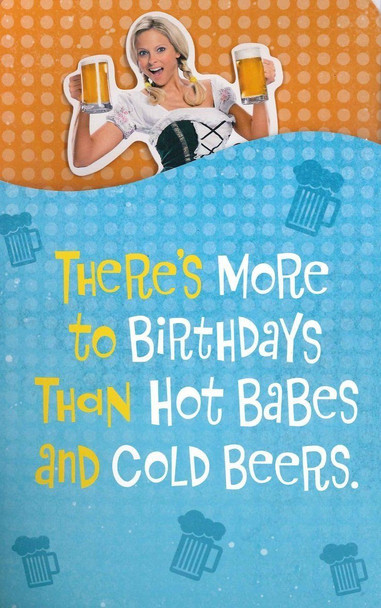 Hot Babes & Beer Birthday Sound And Movement Card