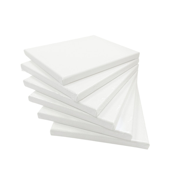 Pack of 10 Stretched Mini Canvas Wooden Frames 280gsm 13x18cm by Janrax