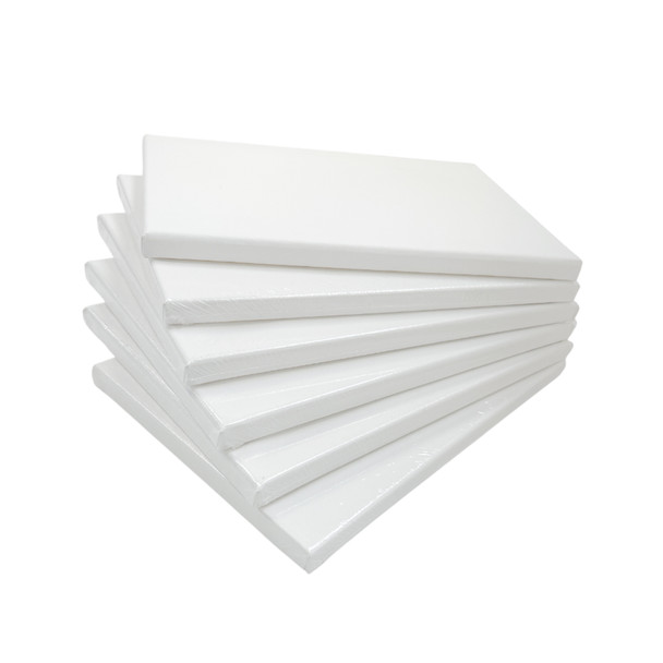 Pack of 5 Stretched Mini Canvas Wooden Frames 280gsm 20x30cm