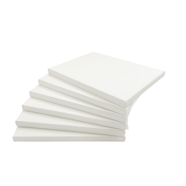 Pack of 5 Stretched Mini Canvas Wooden Frames 280gsm 20x25cm