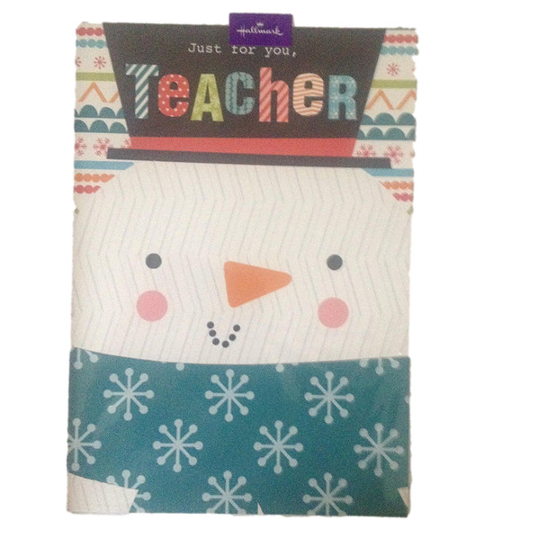 Just For You Teacher Christmas Card Hallmark