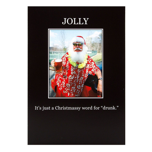 Hallmark Christmas Card Jolly Christmas Medium