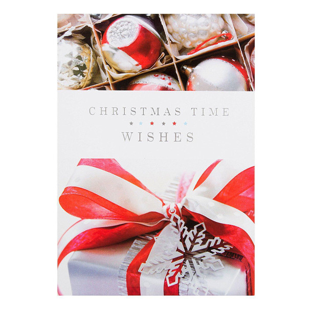 Hallmark Christmas Card 'Christmas Time Wishes' Medium