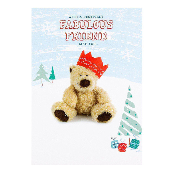 Festively Fabulous Friend Christmas Card