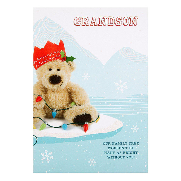 Hallmark Grandson Christmas Card 'Enjoy Every Moment' Medium