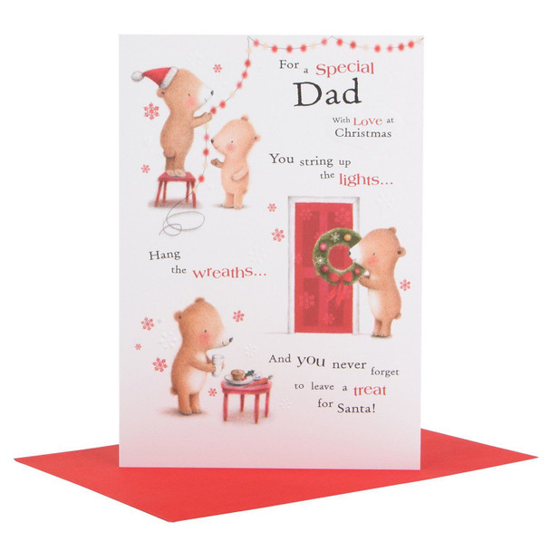 Hallmark Christmas Card To Dad 'You're The Best' Medium