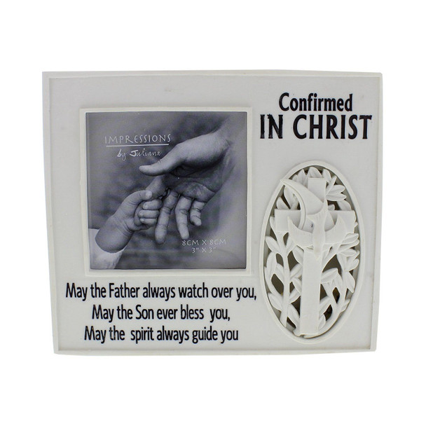 Juliana 16cm Resin Light Up Photo Frame Confirmed In Christ 3"x3" Picture