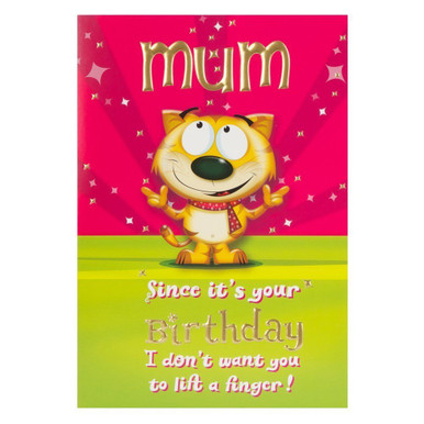 Birthday Pop Up Humour Card For Mum with Foil Finish - Occasion Cards