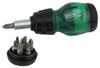 8 in 1 Stubby Ratchet Driver w -Standard Bit Load