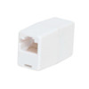 Adapter; RJ11 Inline Coupler; 4P4C; Cross-Wired; White (NTC-1422)