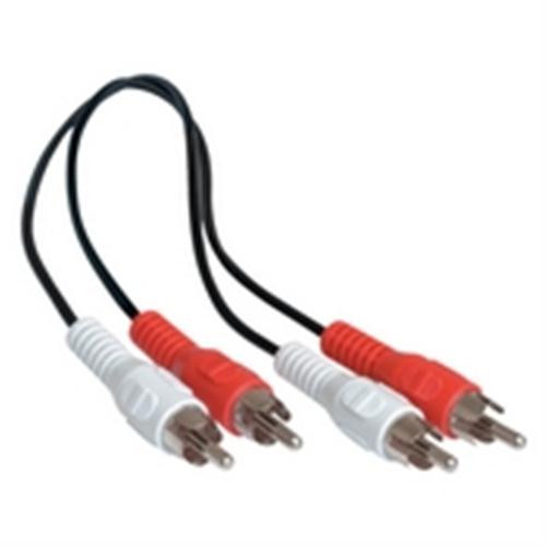 25' STEREO DUAL RCA SHIELDED CABLE (VCA-3125)