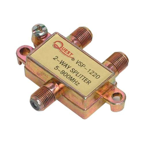 CATV Splitter; 2-Way; Horizontal; 900MHZ (VSP-1220)