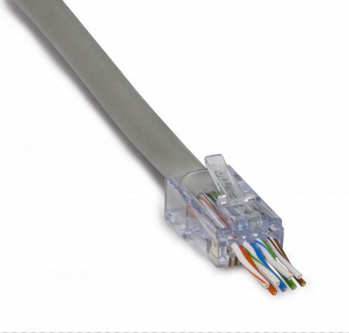 Platinum Tools RJ45 Standard Shielded 2-Piece CAT6 Connector with Liner  (Clamshell of 10)